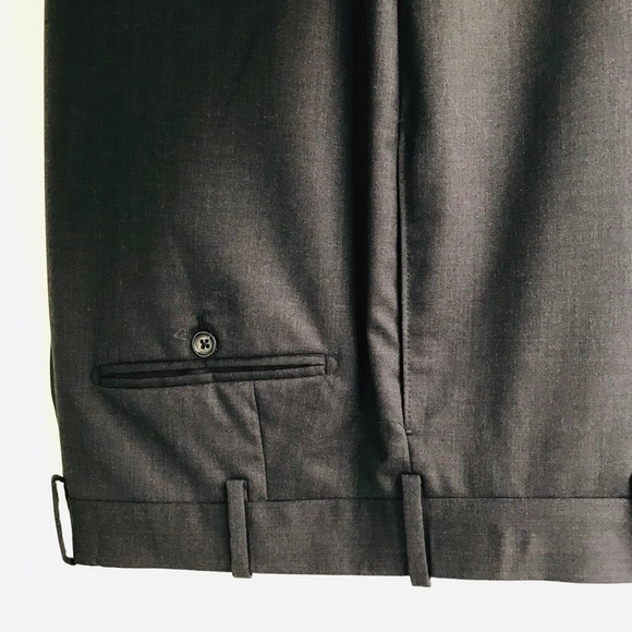 CORBIN Suit {46R} Super 120s Charcoal Gray WORN ONCE! - Picture 6 of 16